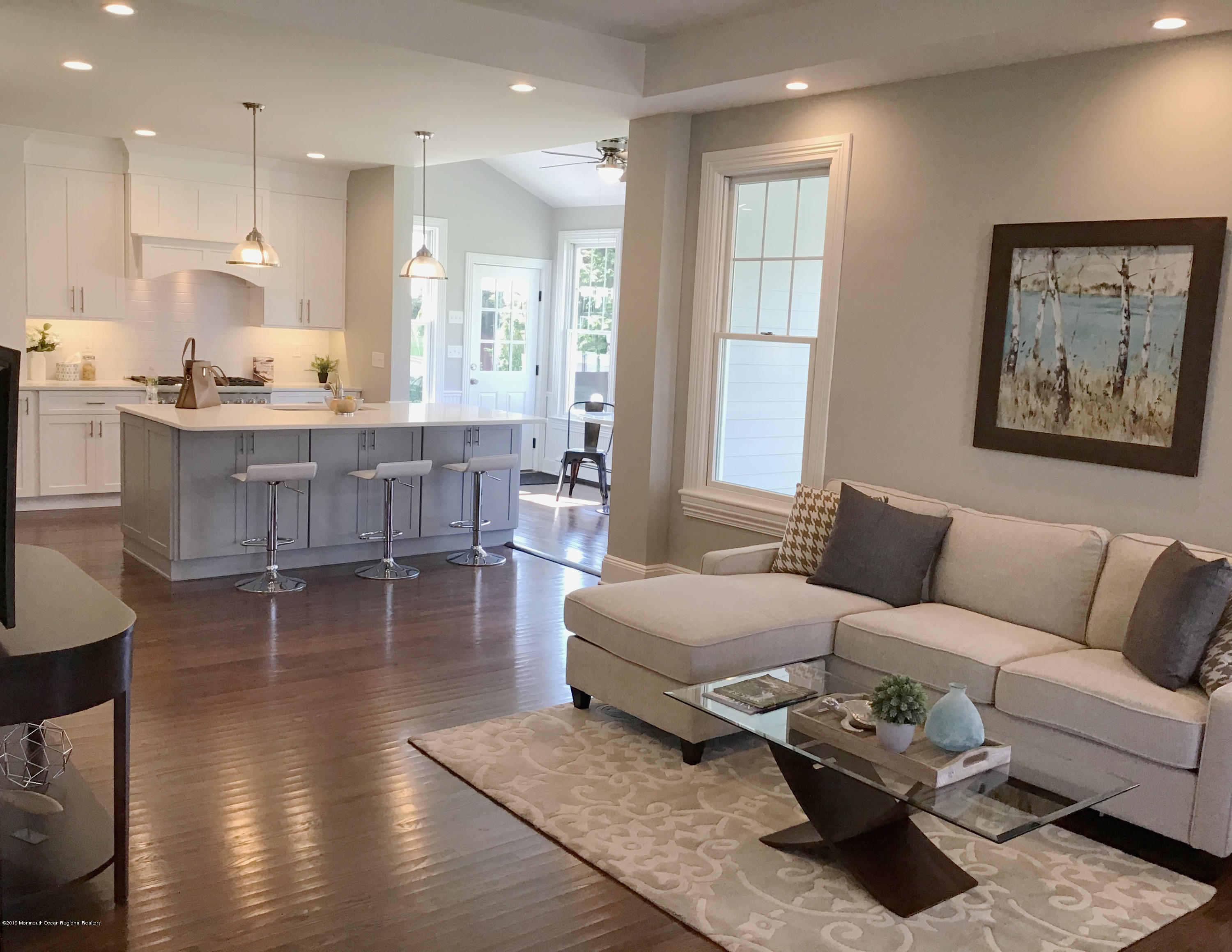 417 Ocean Road Spring Lake, NJ 07762 - Photo 9 of 40 Family Room Toward Kitchen