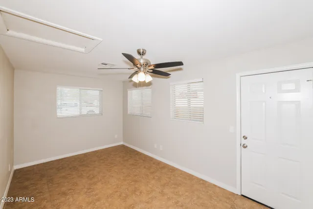 a view of a dry space