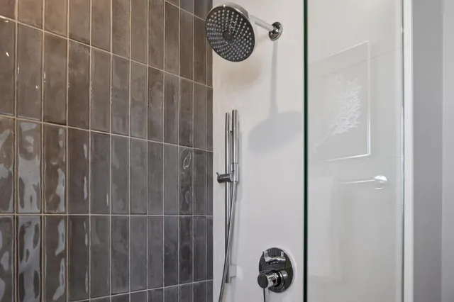 a view of a city with a mountain