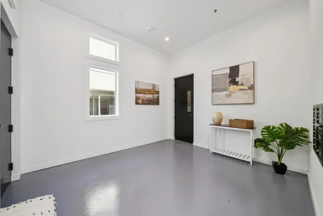 a view of empty room