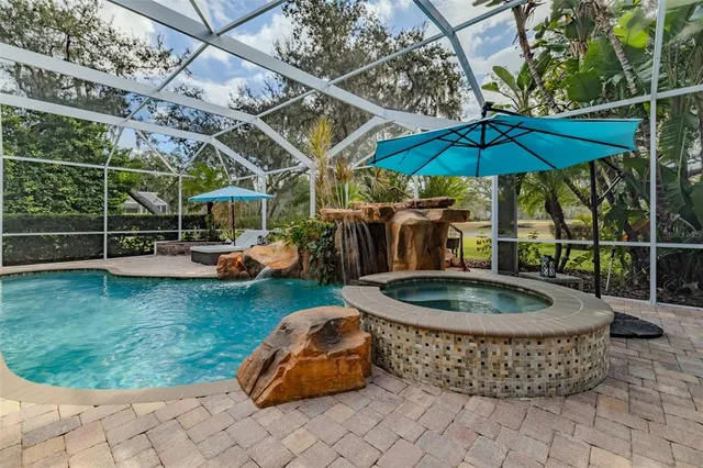 a view of a patio with table and chairs in kitchen