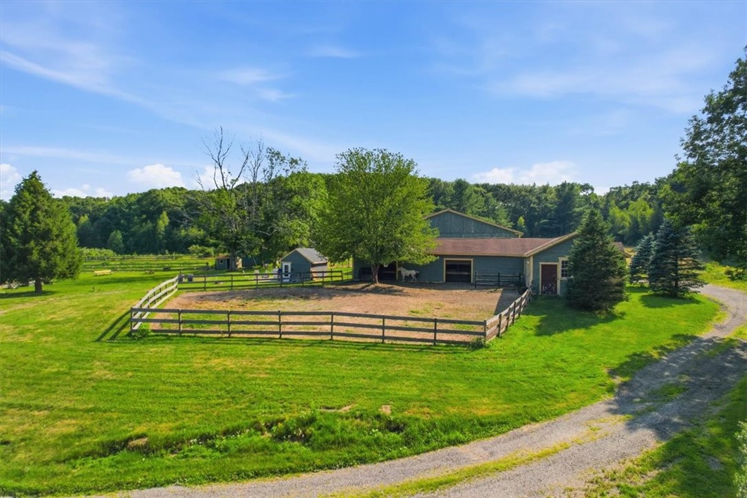 32 Equestrian Way Cranston, RI 02921 - Photo 37 of 50 The approximately 3,000-square-foot barn opens directly to a securely fenced paddock, creating a convenient setup for turnout, feeding and daily horse care.
