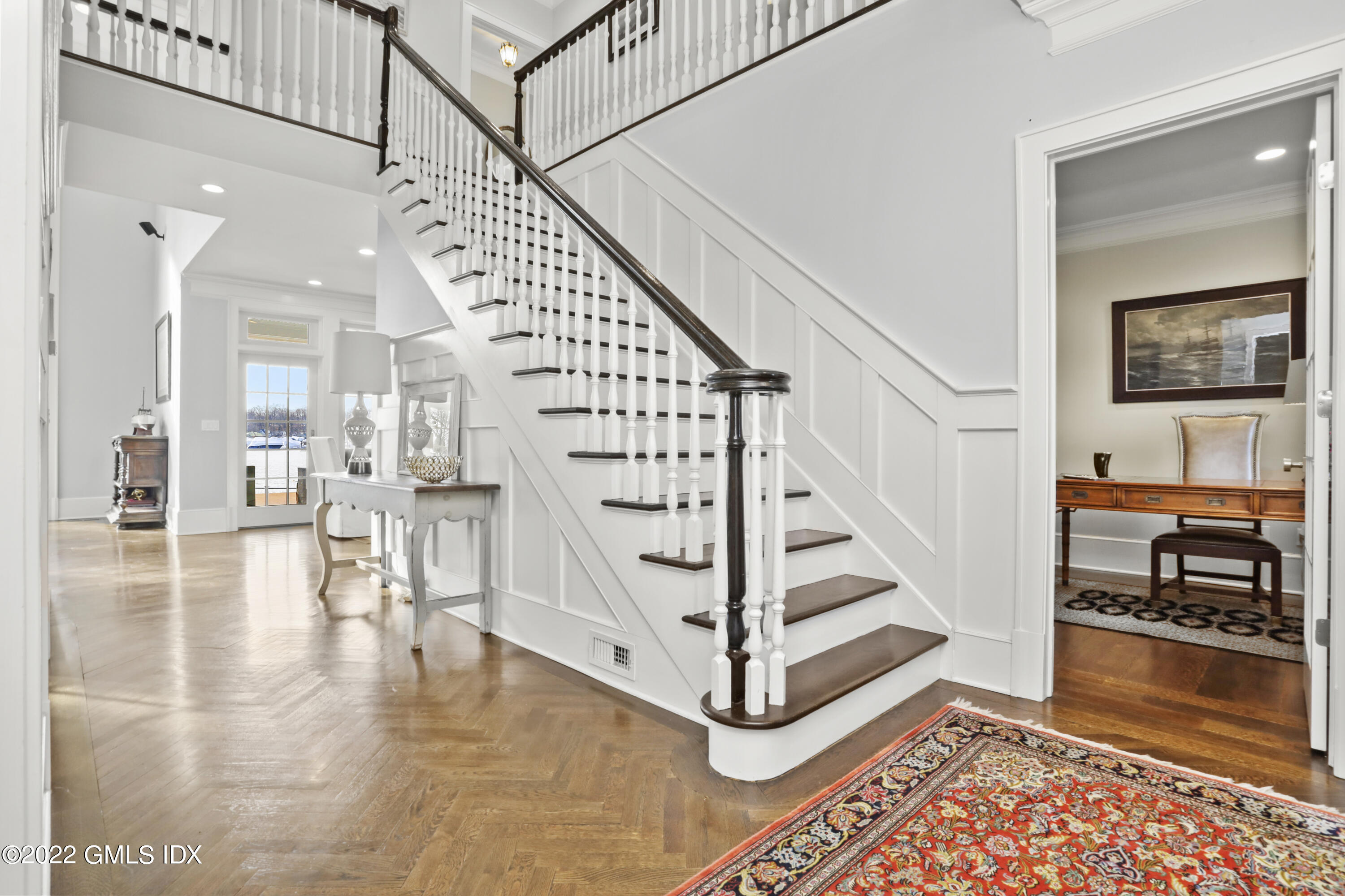30 Bayside Terrace Riverside, CT 06878 - Photo 9 of 50 a view of dining room with wooden floor and a rug