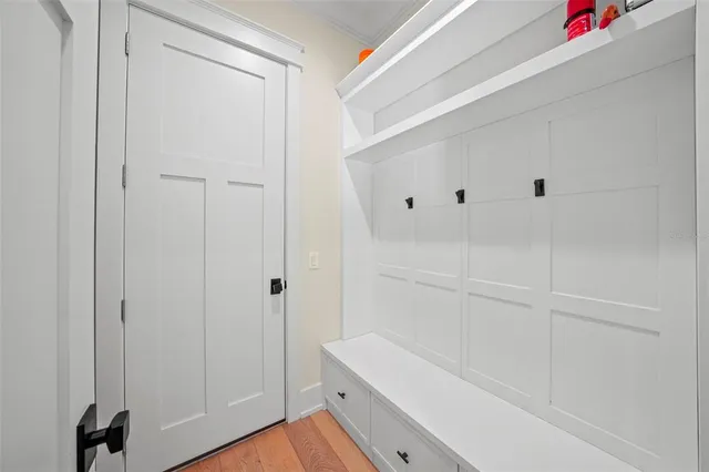 a view of storage and utility room