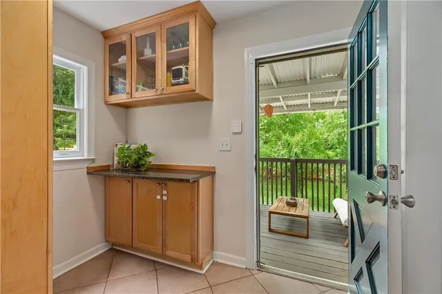 a outdoor living space with furniture and garden view