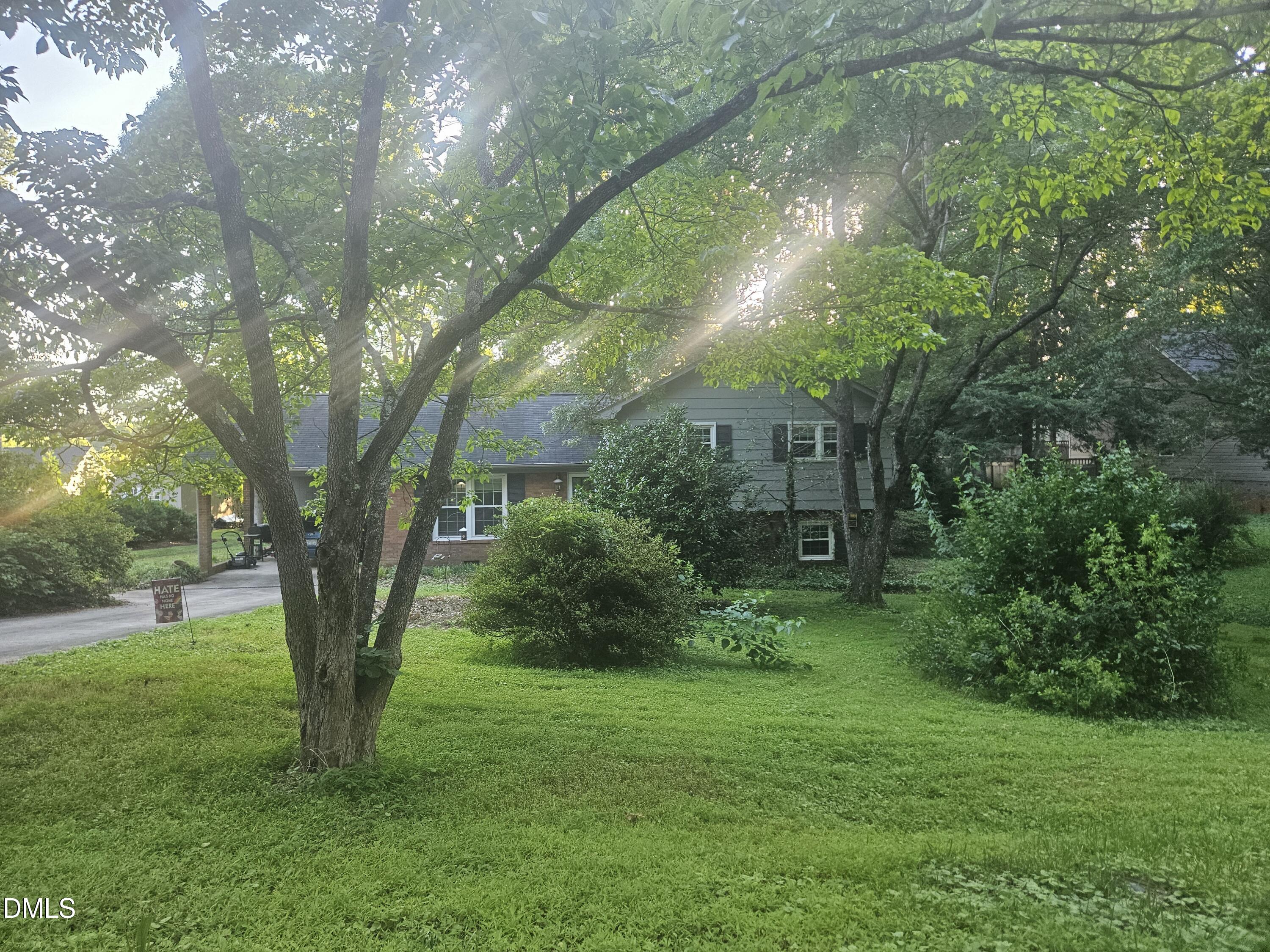 707 North 9th Street Mebane, NC 27302 - Photo 2 of 3 a view of a big yard next to a large tree