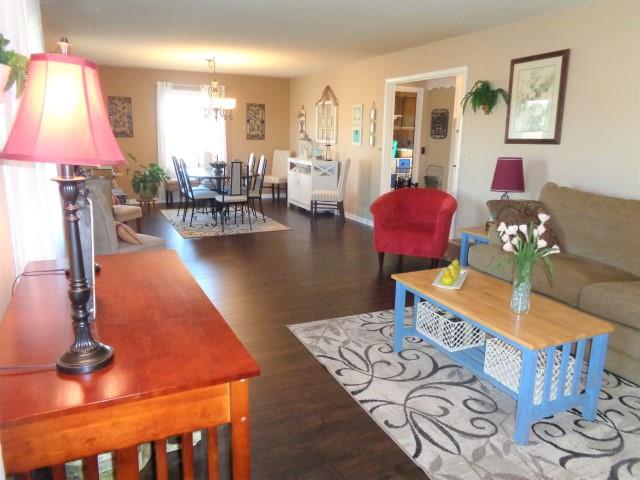 2069 Fall River Road Leoma, TN 38468 - Photo 3 of 26 a living room with furniture and a flat screen tv
