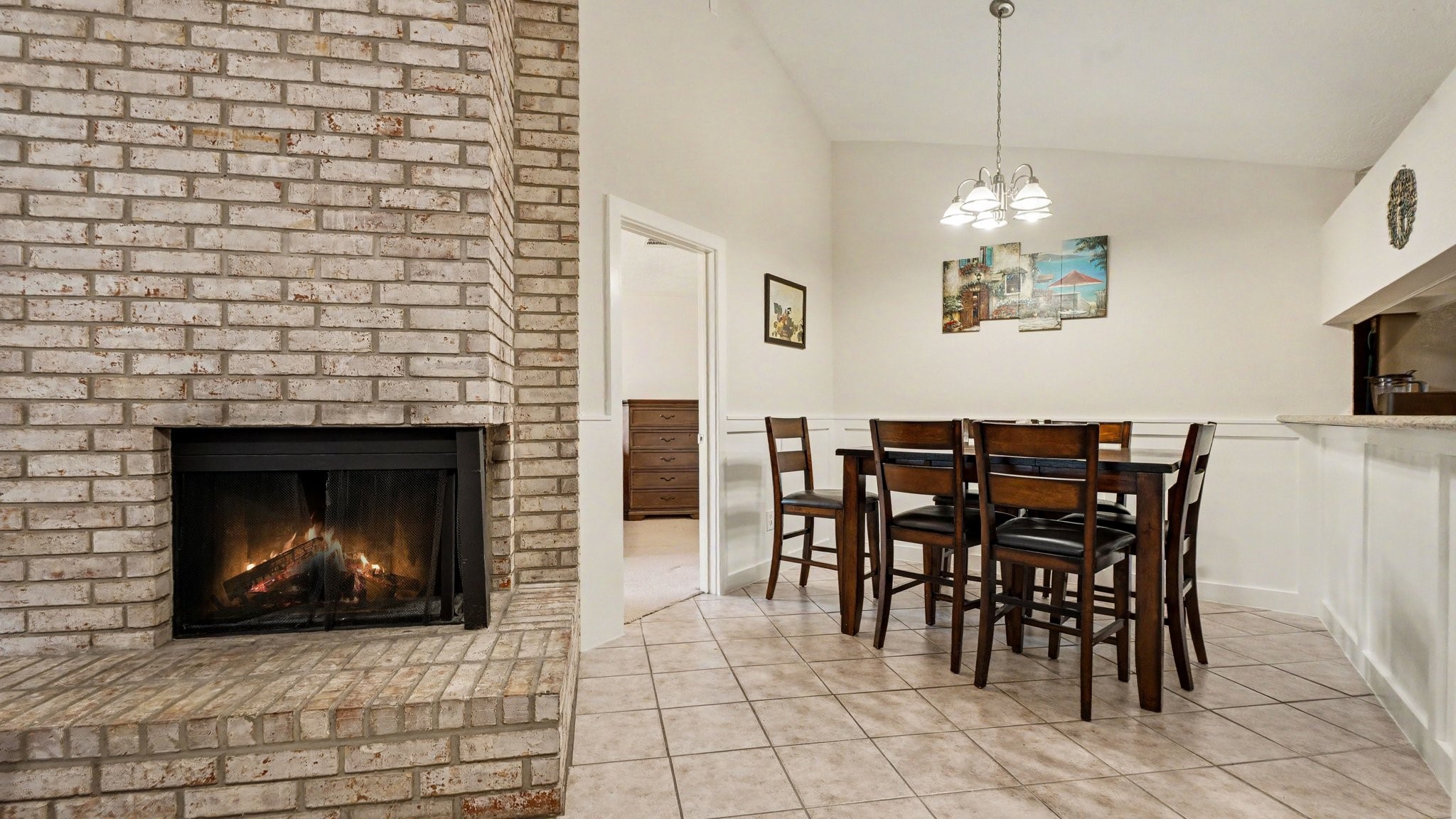 1506 Holbech Lane Channelview, TX 77530 - Photo 4 of 21 a view of a dining room with furniture and chandelier