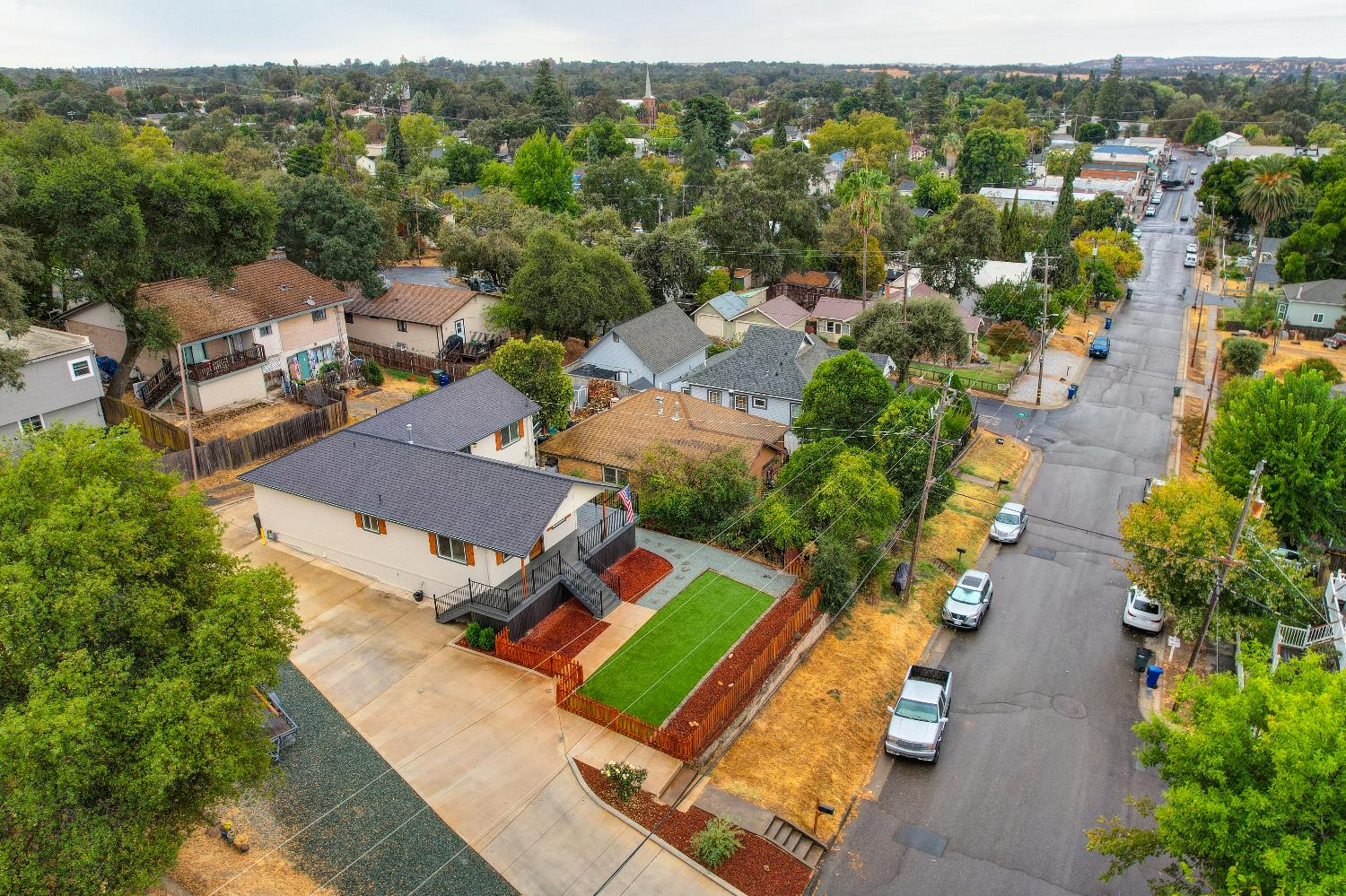 314 East Main Street Ione, CA 95640 - Photo 43 of 43 an aerial view of a house with a garden