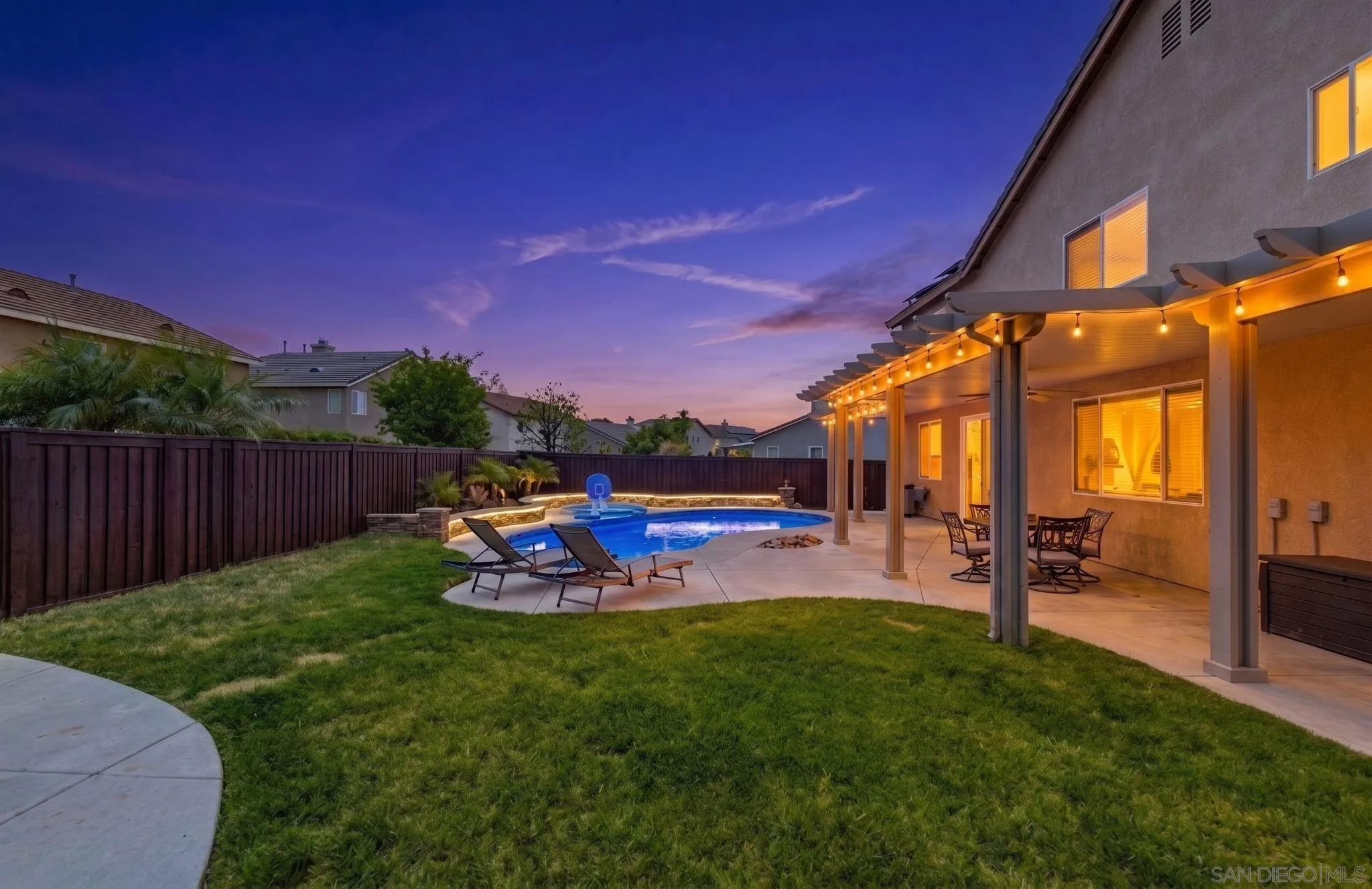 31342 Euclid Loop Winchester, CA 92596 - Photo 46 of 50 a view of a backyard with sitting area