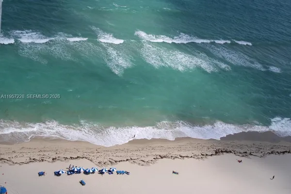 a view of a lake with a mountain