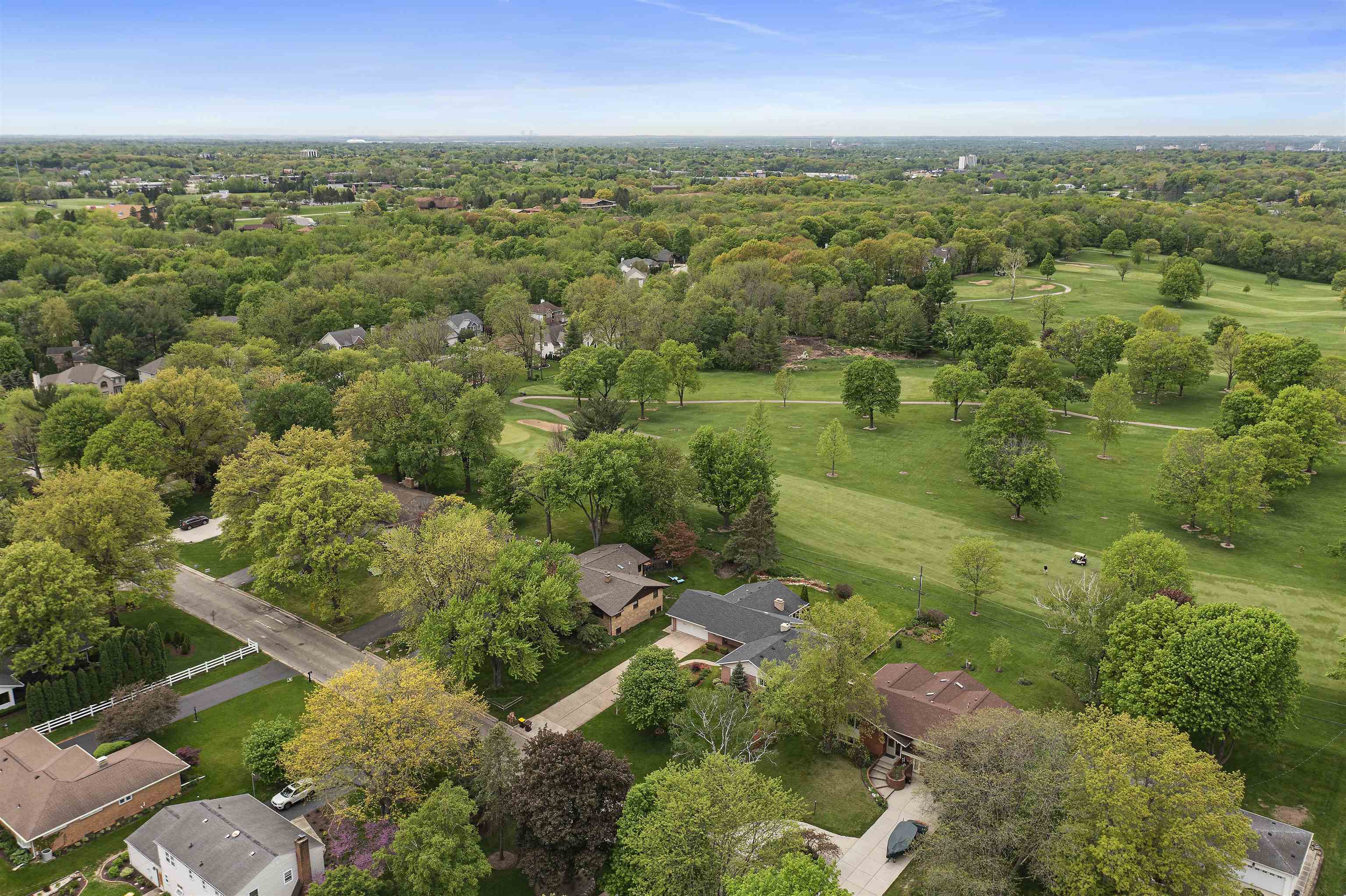 814 Roxbury Road Rockford, IL 61107 - Photo 34 of 36 an aerial view of residential houses with outdoor space and trees