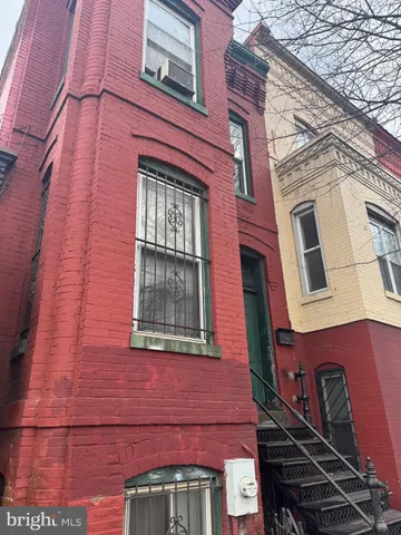 a front view of a building