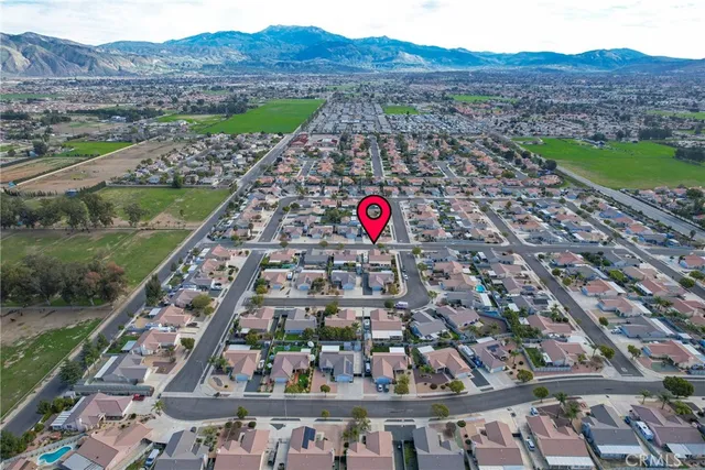 a view of a city with a lake