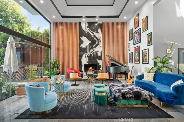 a kitchen with lots of counter top space