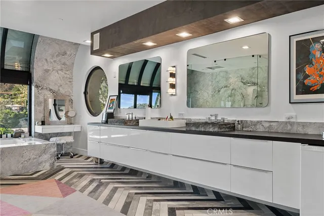 a view of outdoor space and city view