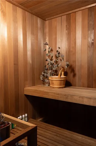 a view of swimming pool from a balcony