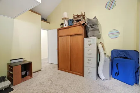 a view of a room with storage and utility