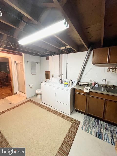 100 Main Street Blandon, PA 19510 - Photo 19 of 19 Lower lever bathroom and laundry