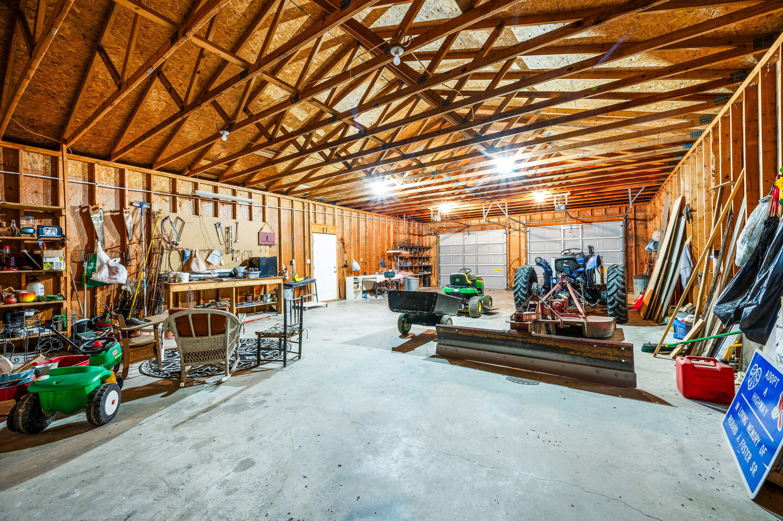 1374 Moccasin Road Thaxton, VA 24174 - Photo 46 of 81 a view of a garage with stuff