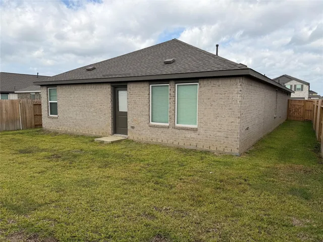 a backyard of a house