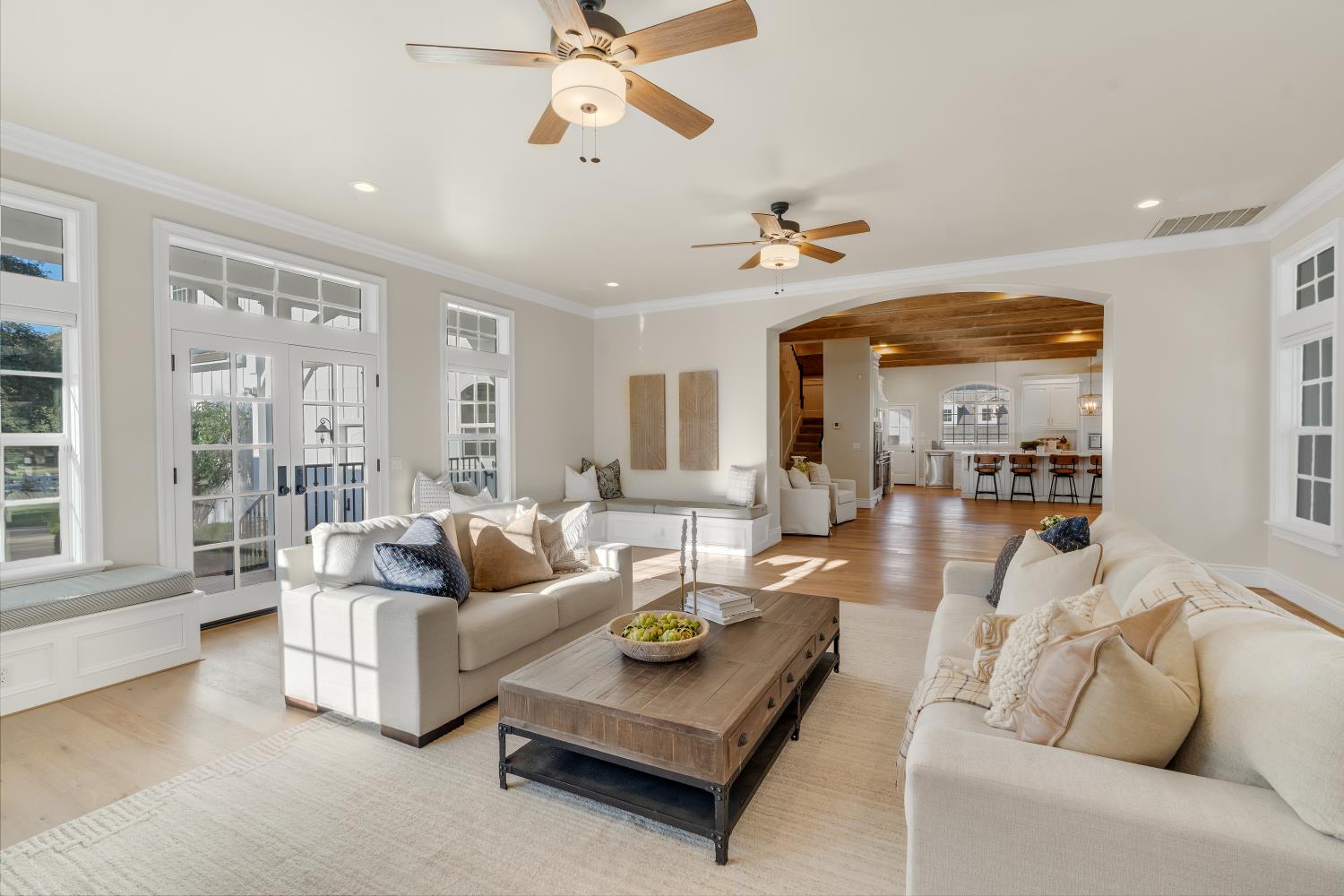 2905 Virginiatown Road Lincoln, CA 95648 - Photo 17 of 86 Spacious living area featuring light wood-finish flooring and multiple windows