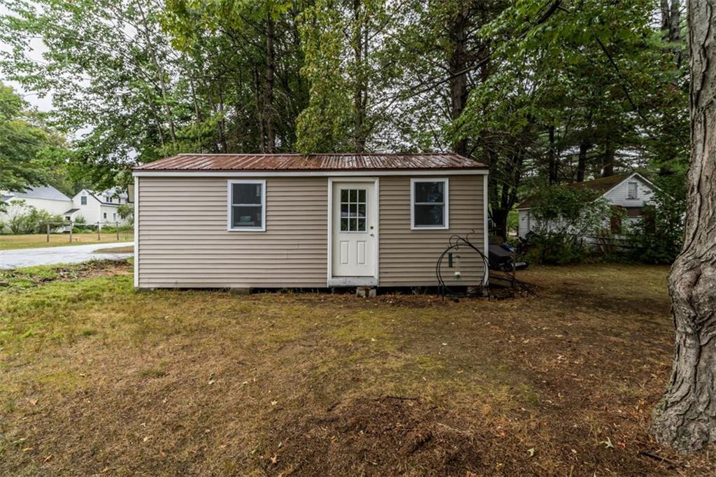 5 Pinewood Drive Cumberland Center, ME 04021 - Photo 33 of 35 Large shed with power and ramp to...