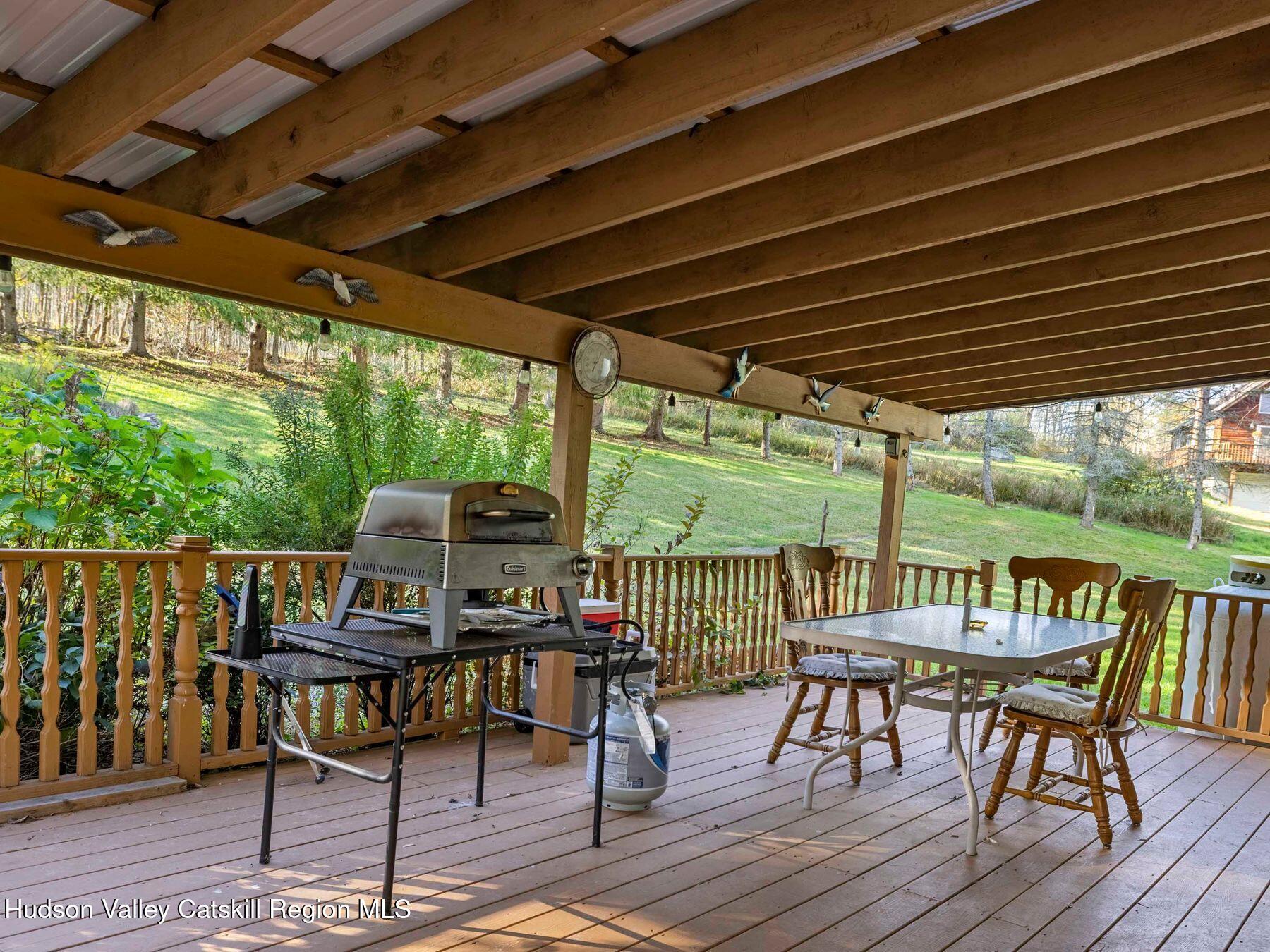 1339 Cornwallville Road Cornwallville, NY 12418 - Photo 16 of 47 a view of chairs in wooden deck