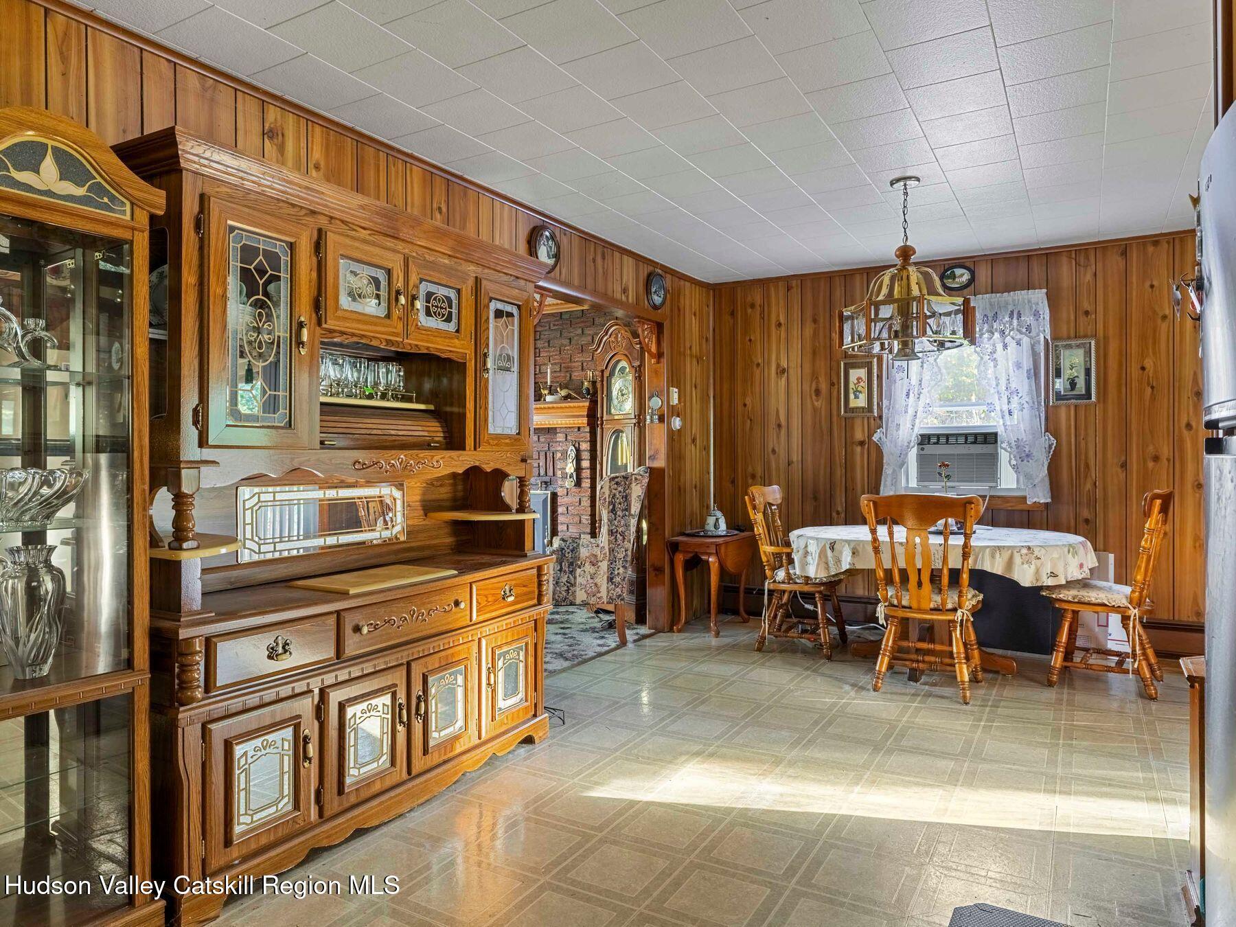 1339 Cornwallville Road Cornwallville, NY 12418 - Photo 22 of 47 a view of a dining room with furniture window and outside view