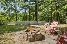 6 Mellen Street Hopedale, MA 01747 - Photo 39 of 42 a view of backyard with swimming pool and seating space
