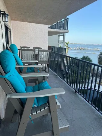 a view of balcony and deck