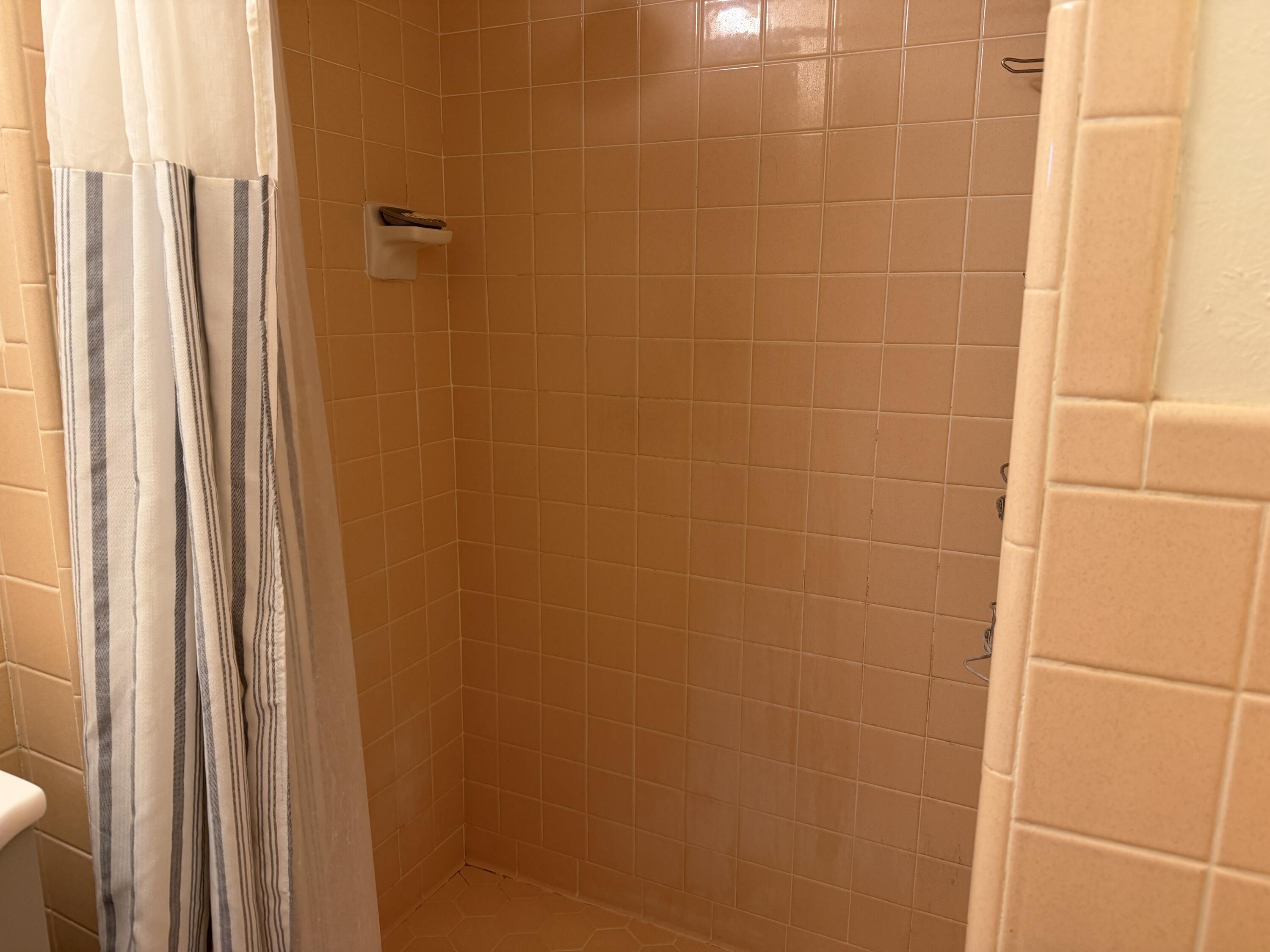 303 North 21st Place Lamesa, TX 79331 - Photo 25 of 35 a bathroom with a shower curtain