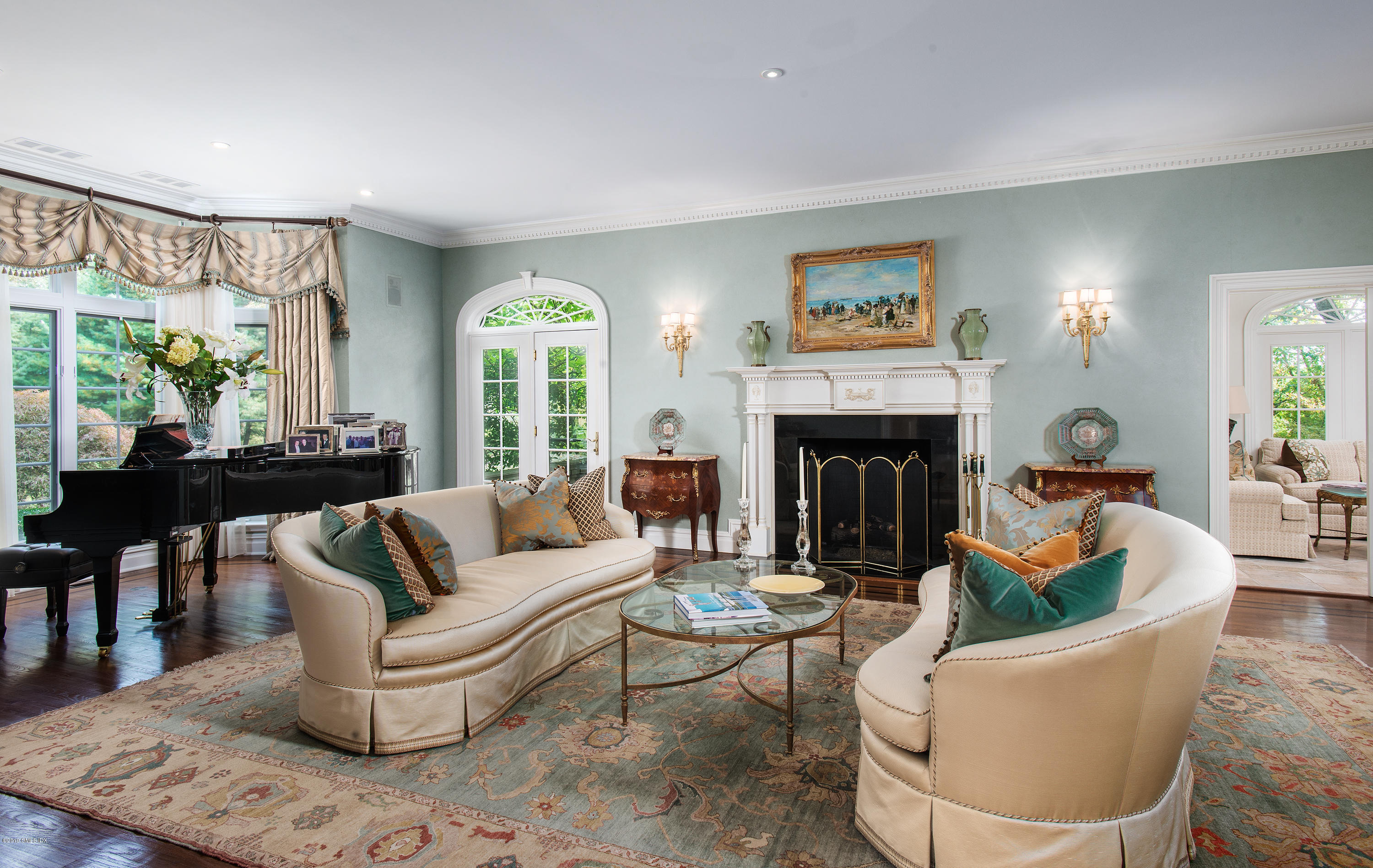 56 North Stanwich Road Greenwich, CT 06831 - Photo 5 of 30 a living room with furniture and a large window