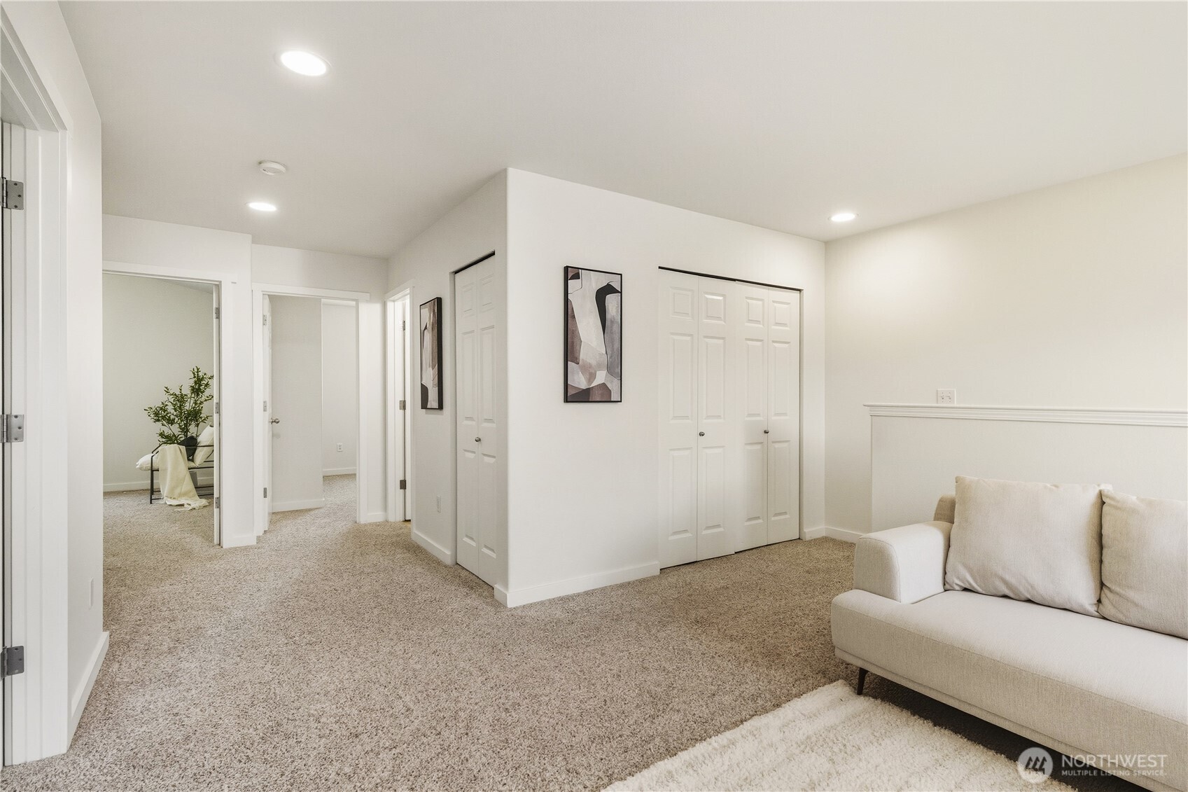 18312 8th Avenue Southeast Bothell, WA 98012 - Photo 16 of 39 a living room with furniture and a ceiling fan