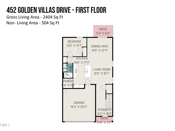 $305,000 | 452 Golden Villas Drive, Rocky Mount, NC 27804