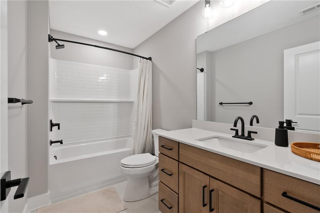 146 Enclave Drive Mars, PA 16046 - Photo 24 of 43 a bathroom with a sink a toilet and shower