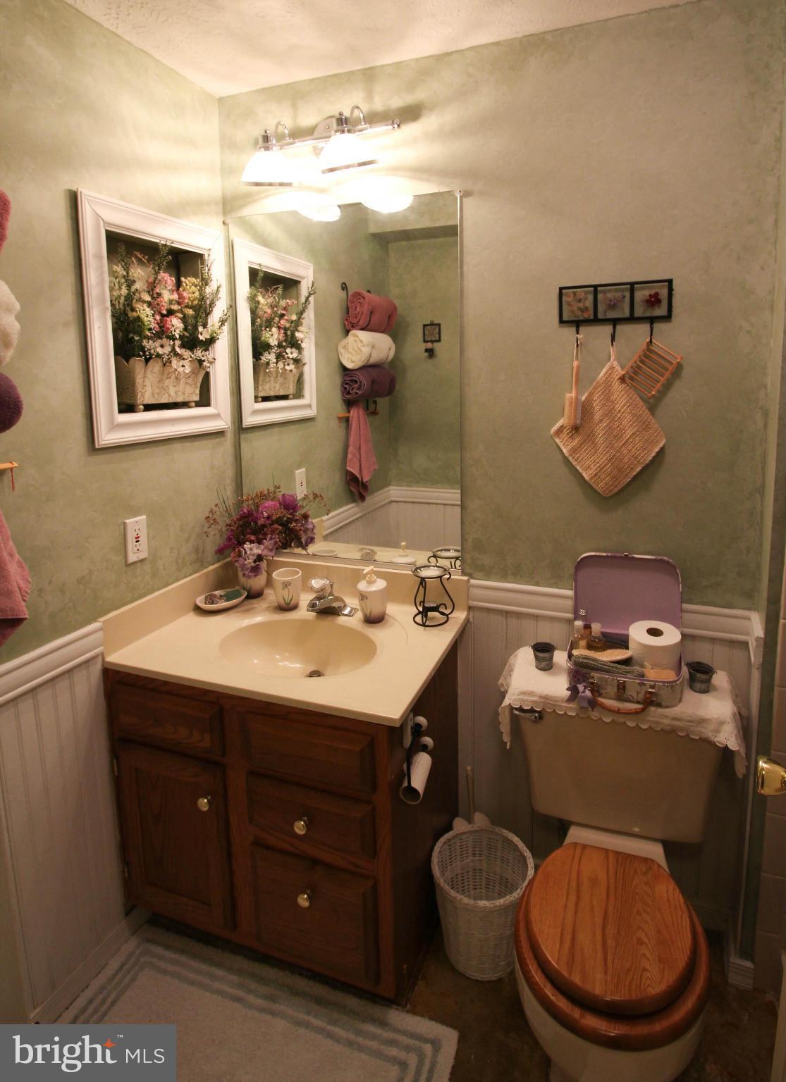 2242 Riding Crop Way Baltimore, MD 21244 - Photo 14 of 20 a bathroom with a toilet a sink and mirror