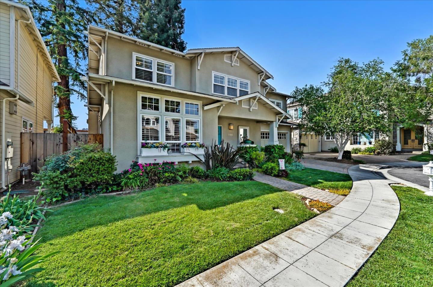 1166 Elysian Place San Jose, CA 95125 - Photo 3 of 46 a front view of a house with a yard