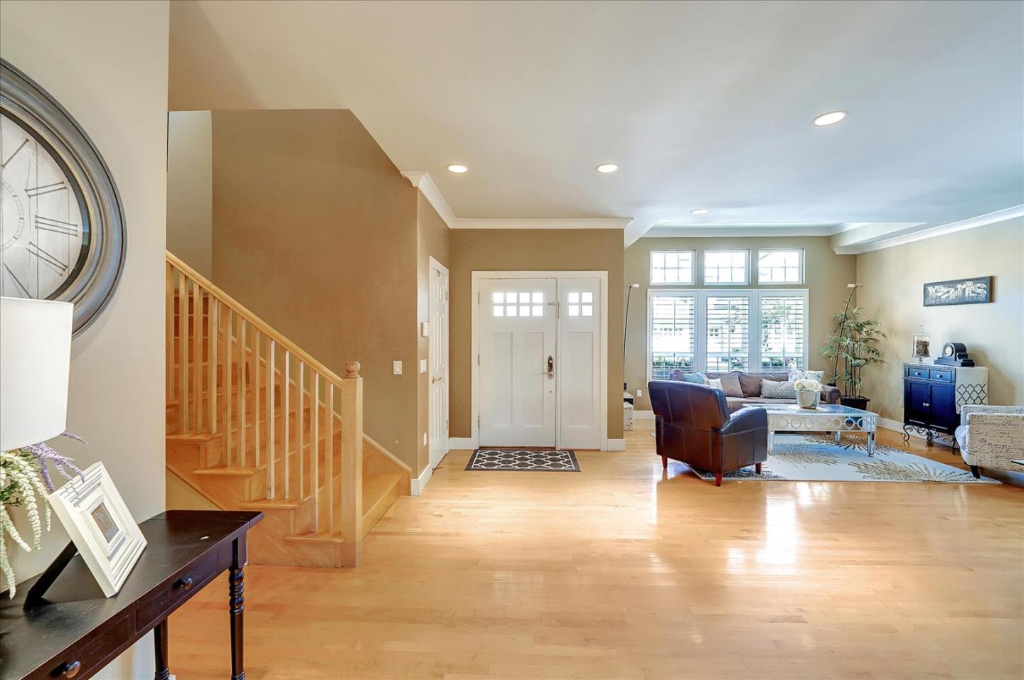 1166 Elysian Place San Jose, CA 95125 - Photo 10 of 46 a living room with furniture floor to ceiling window and wooden floor