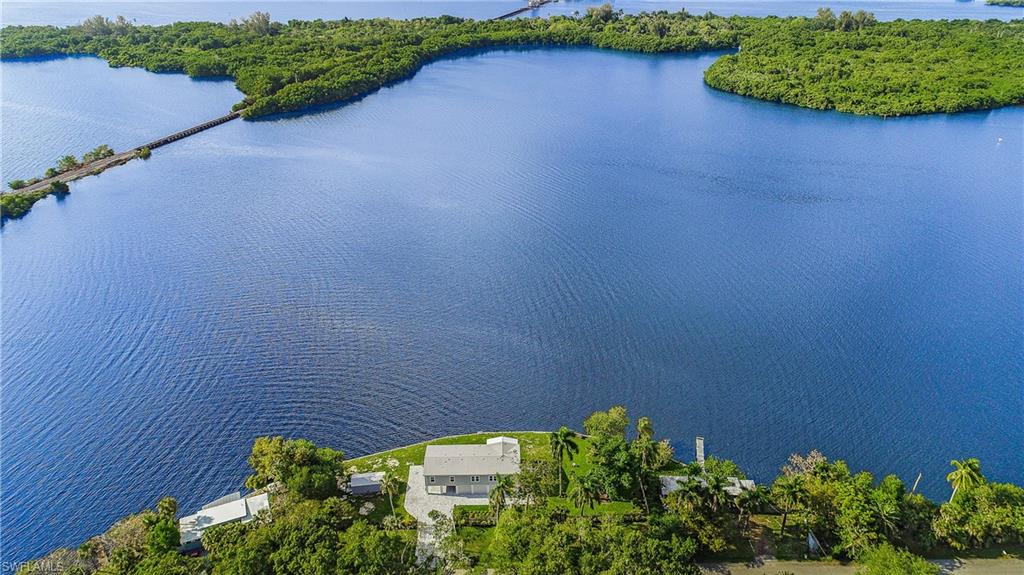 4835 East Riverside Drive Fort Myers, FL 33905 - Photo 22 of 35 a view of a backyard with plants and a lake view