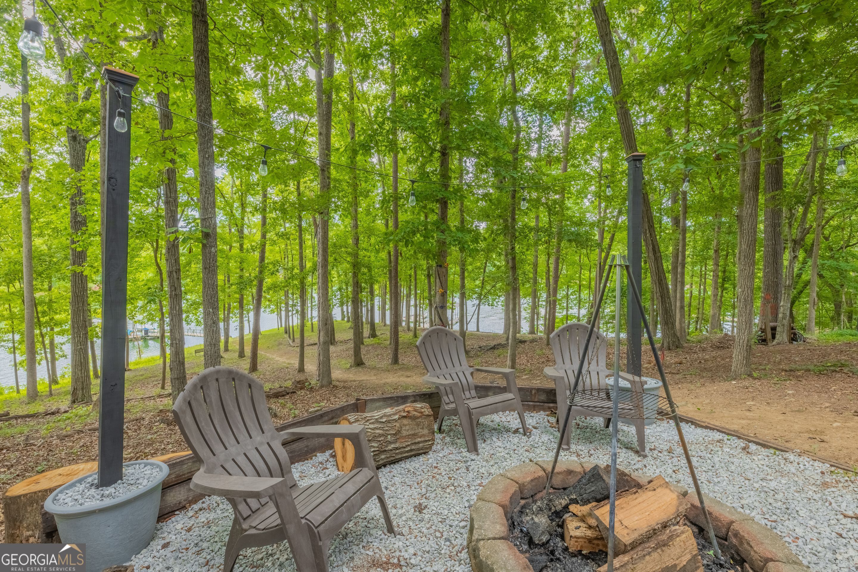 78 River Ridge Road, Unit 29 Martin, GA 30557 - Photo 6 of 21 a view of two chairs and table in patio