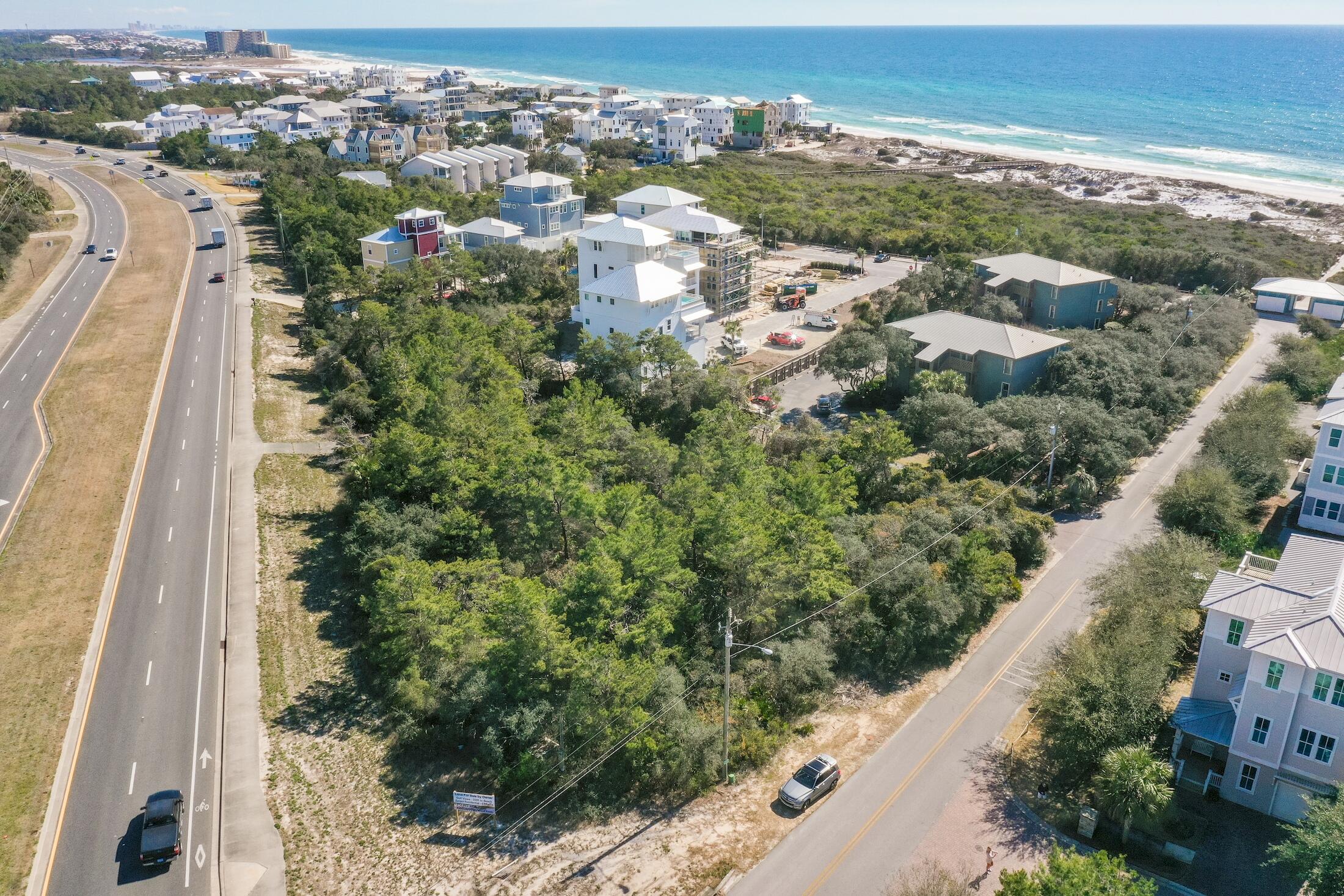 37 South Orange Street Inlet Beach, FL 32461 - Photo 2 of 22 an aerial view of a city with ocean view