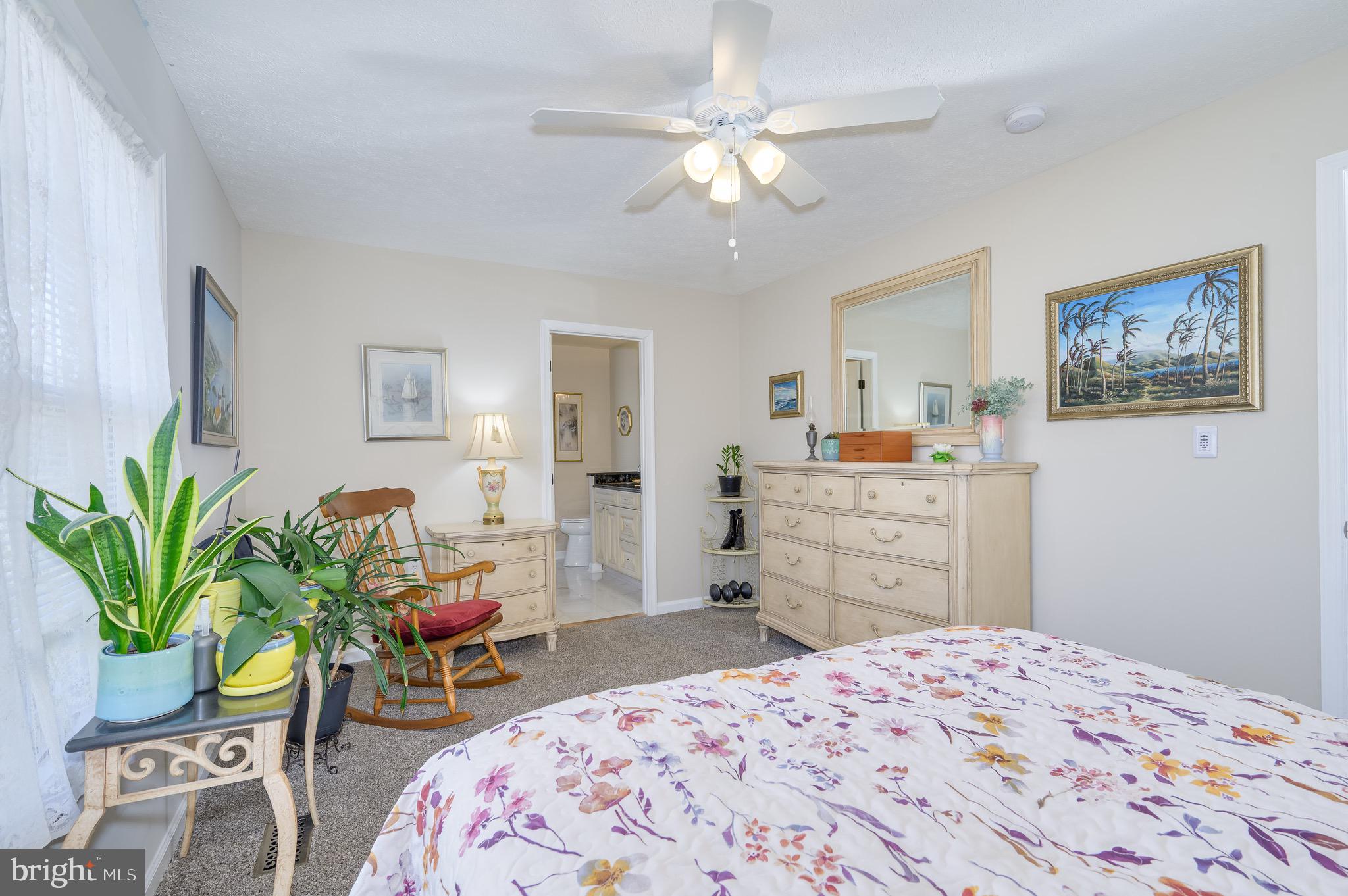 73 McGregor Drive Ranson, WV 25438 - Photo 30 of 68 primary bedroom, with new carpeting, a ceiling fan