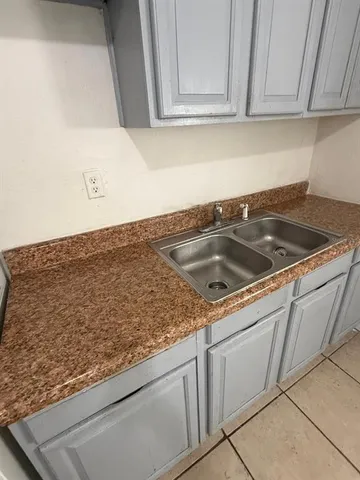 a view of a kitchen counter space