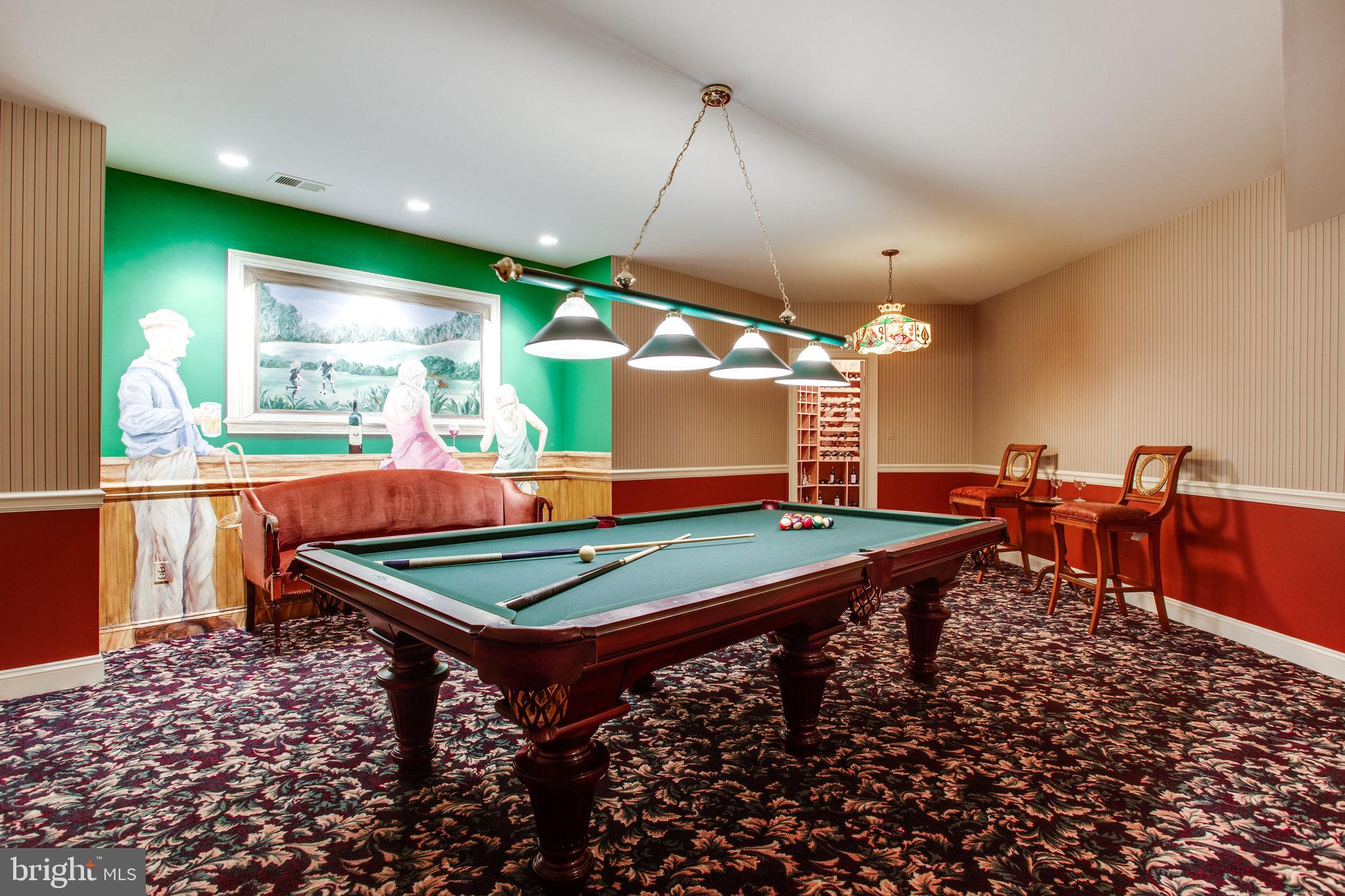 1008 Pine Hill Road McLean, VA 22101 - Photo 18 of 29 a room with chairs pool table and windows