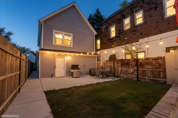 a view of a outdoor space with a patio