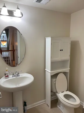 a close view of closet