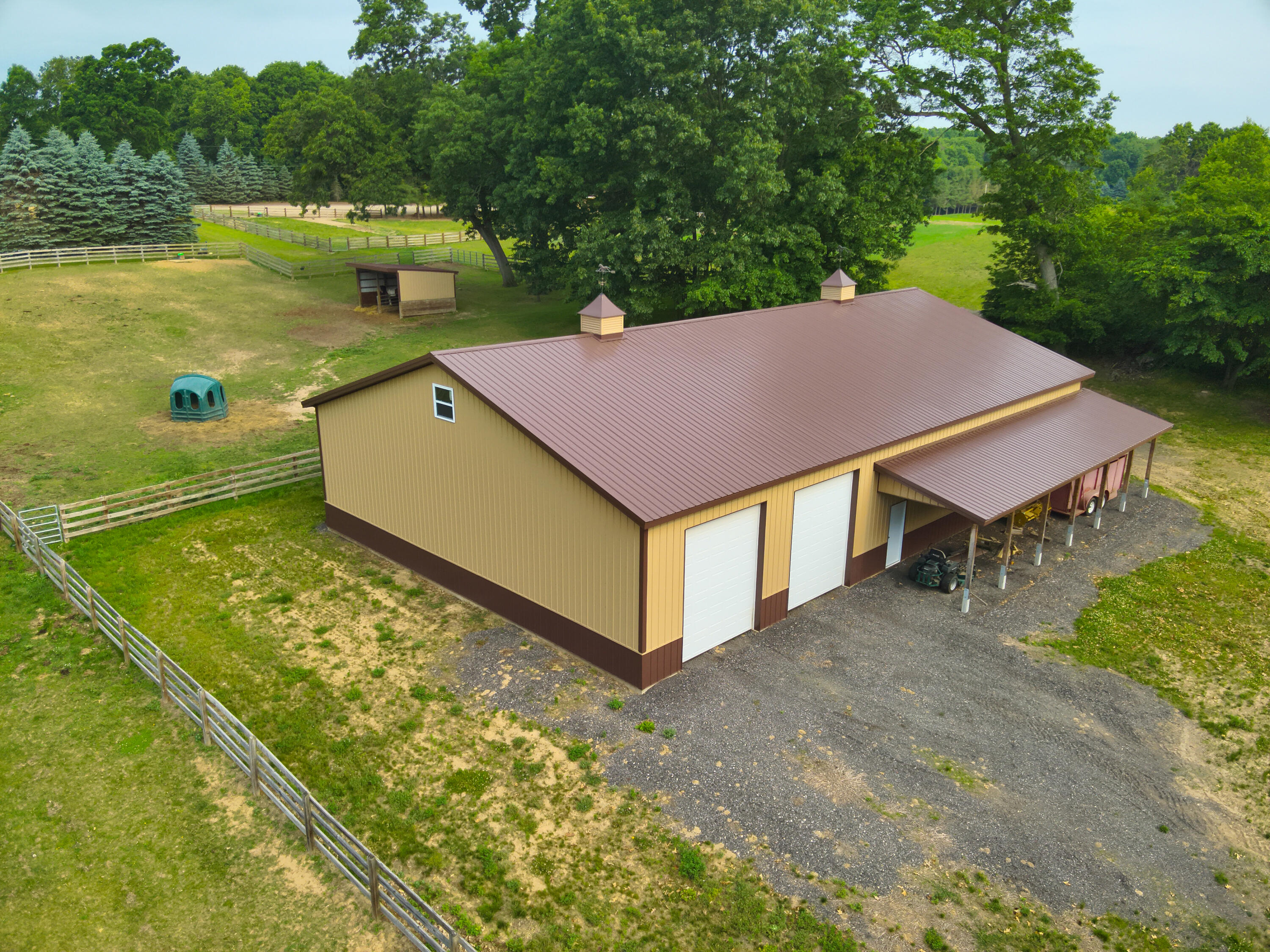 13955 Rattalee Lake Road Davisburg, MI 48350 - Photo 6 of 95 Custom 50x80 Polebarn
