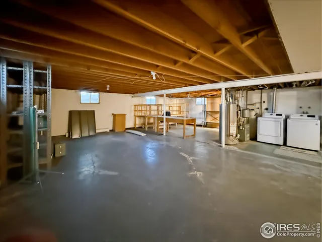 a view of a storage in a room