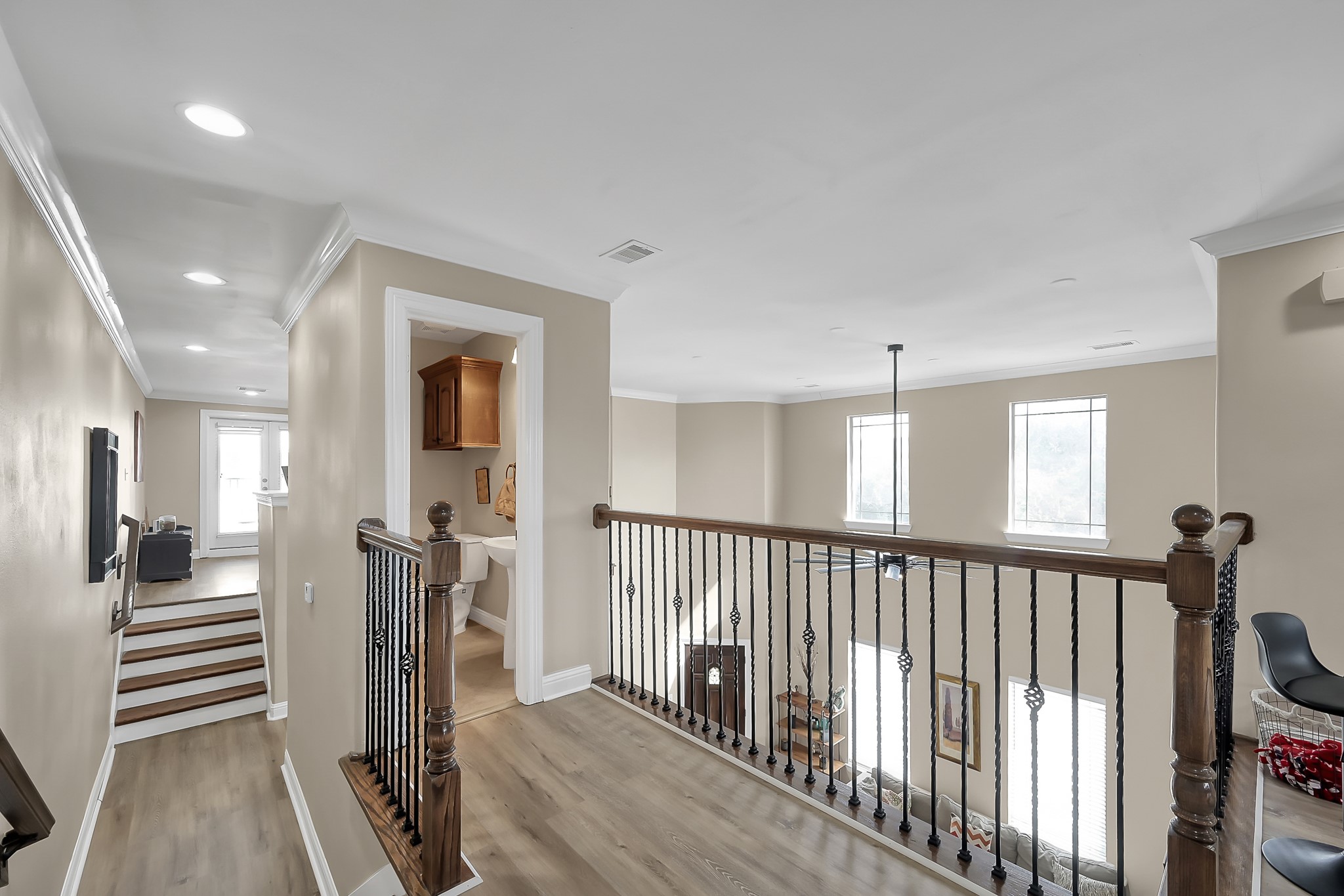 113 Capetown Way Montgomery, TX 77356 - Photo 28 of 39 a view of a hallway with a livingroom and furniture